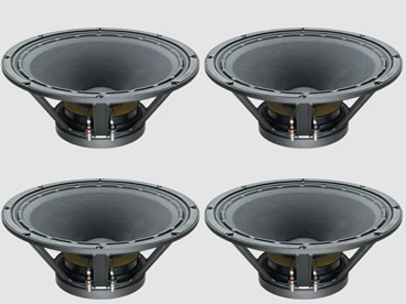 4 x Celestion FTR18-4080FD 1000w RMS 8ohm BUNDLE PACK